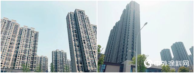 紫荊花外牆質感塗料助力城市現代化建設"133097"