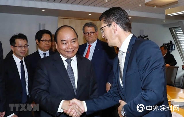越南政府總理阮春福會見佐敦等挪威領先集團代表