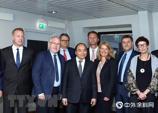 越南政府總理阮春福會見佐敦等挪威領先集團代表