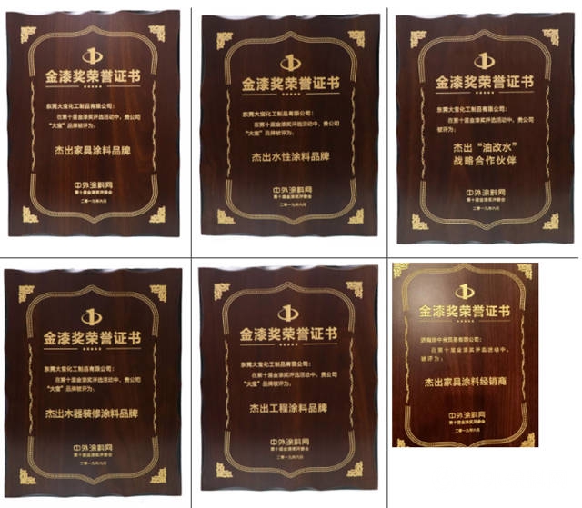 品牌實力再獲肯定！大寶漆攬獲金漆獎五項大獎