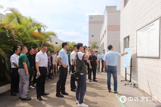 廣東省門業協會會長關潤開一行蒞臨東莞大寶化工參觀考察