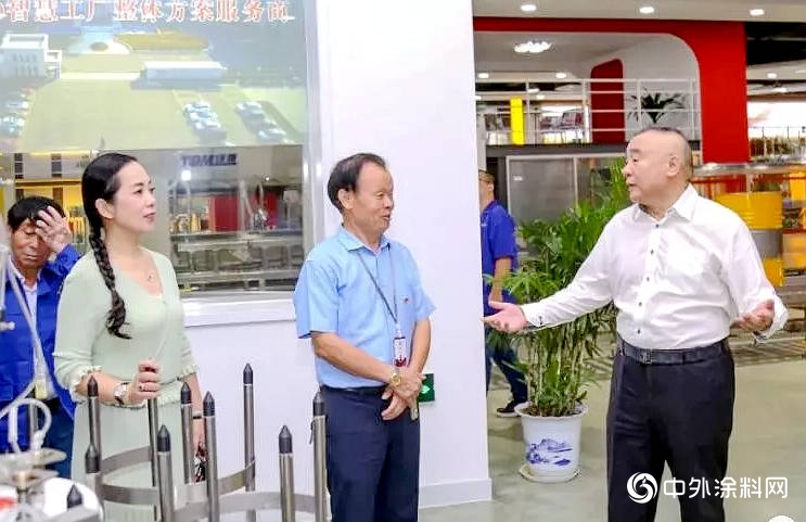 晨光集團董事長繆國元率中高層領導、企業(ye) 骨幹赴江蘇湯姆集團參觀交流