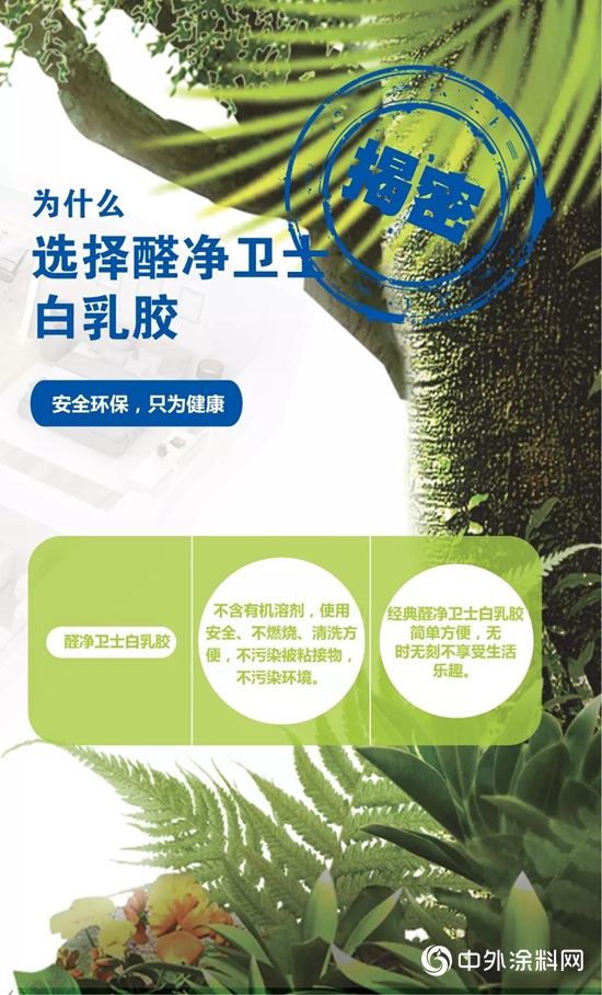 前方高能！“家裝神器”經典醛淨衛士白乳膠勁爆上市！