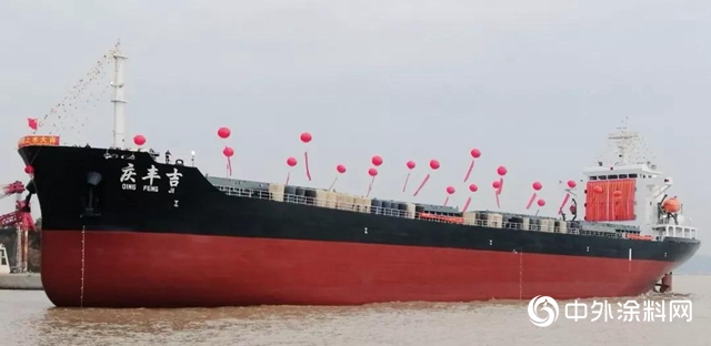 浙江魚童祝賀22500DWT散貨船慶豐吉順利上水