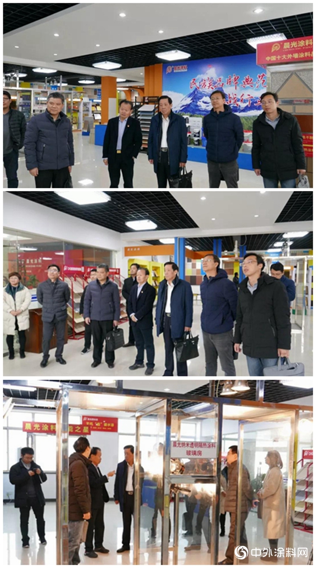 常州工程職業(ye) 技術學院院長一行到晨光集團參觀考察