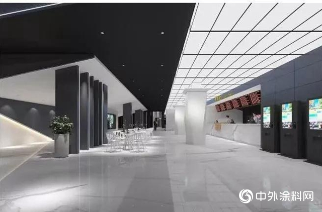 紫荊花藝術塗料聯手橫店集團打造杭州觀影新地標