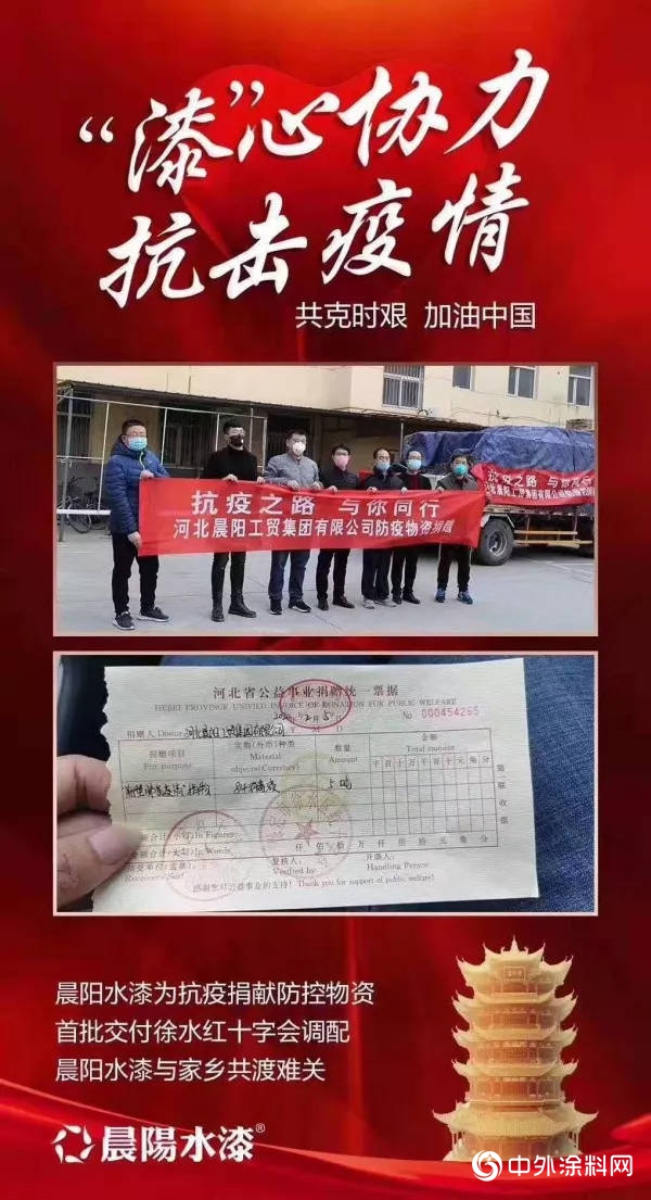 晨陽集團捐贈防控物資，助力疫情防控！"137269"