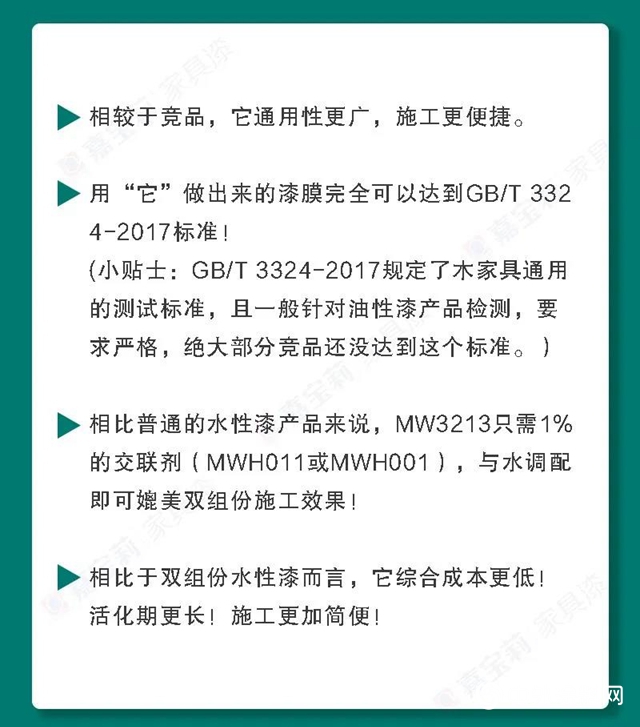 清麵“黑馬”MW3213｜助您一步提升漆膜性能