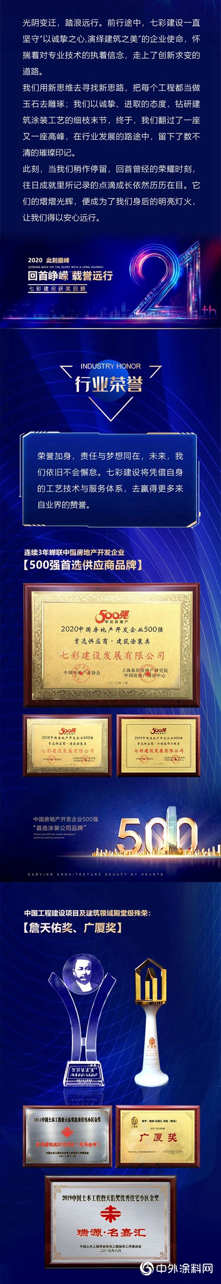 七彩建設：回首崢嶸，載譽遠行"138400"