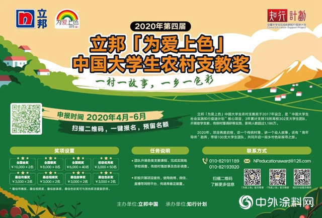 邦邦喊你一起去支教！第四屆「為(wei) 愛上色」農(nong) 村支教獎開始報名啦！"138460"