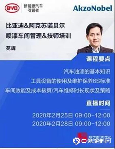 線上技術培訓，阿克蘇諾貝爾汽車修補漆一直在！"
138803"