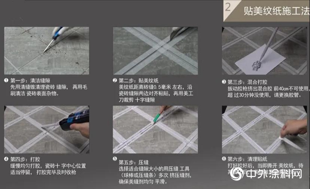 嘉寶莉：彩砂美縫劑施工工藝及注意事項"
138853"