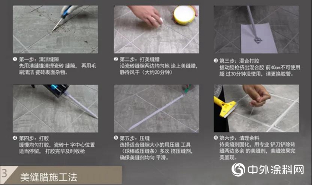 嘉寶莉：彩砂美縫劑施工工藝及注意事項"
138853"