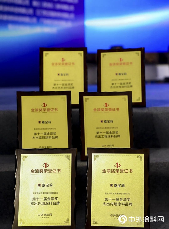 “塗料奧斯卡”金漆獎年度盛典：嘉寶莉實力攬獲6項大獎