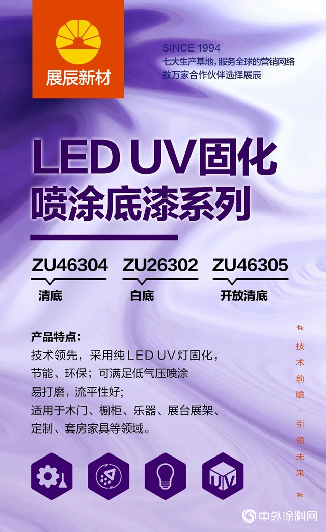 展辰：LED UV 固化噴塗底漆係列產品上市