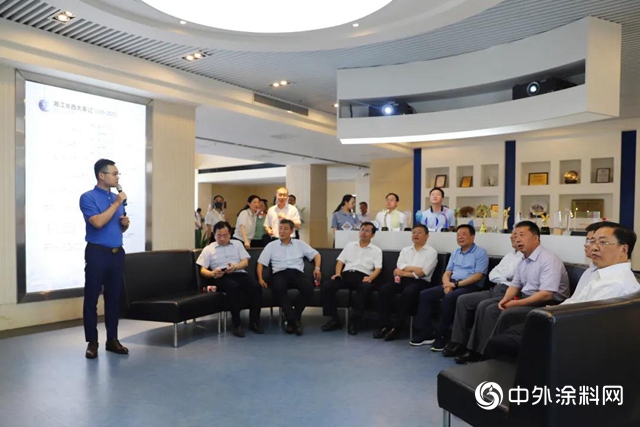 生態環境部黃潤秋部長考察湘江塗料集團星沙工廠