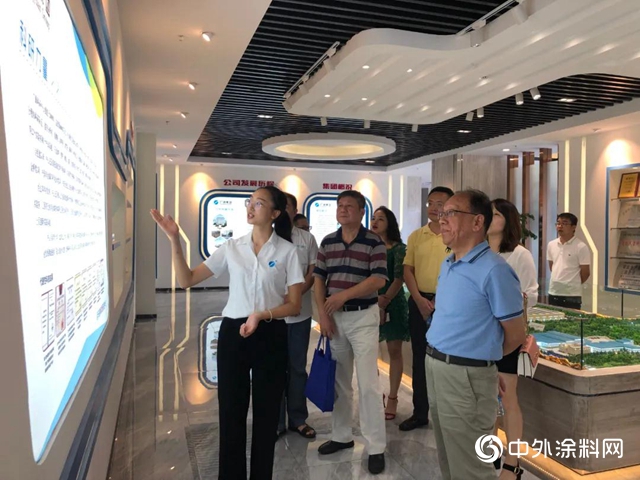 上海市化學建材行業協會蒞臨廣源集團參觀指導