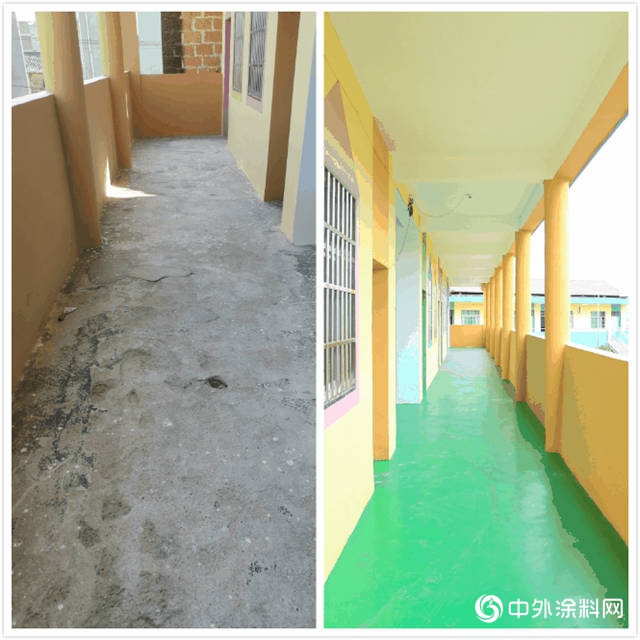 立邦「為愛上色」探訪江西新危小學 牆地翻新築就“彩色魔方”
