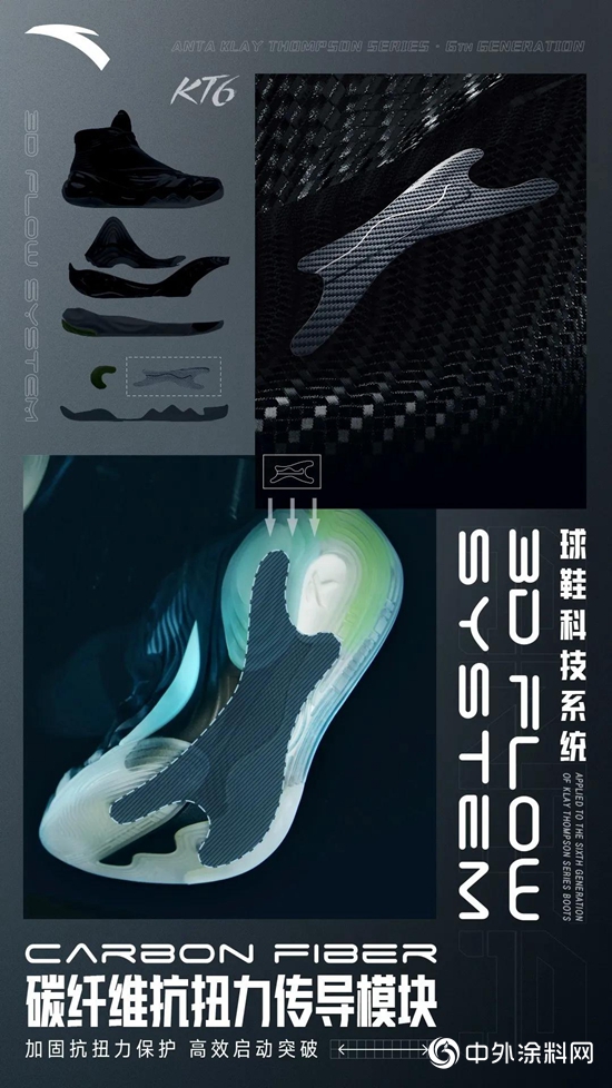 科思創：克萊·湯普森簽名戰靴“碳”秘