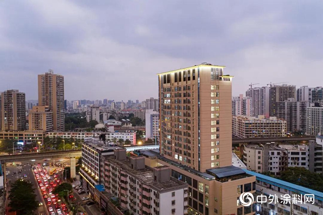 真彩石專業品質塗料，為悅來建國大廈添彩！"
141541"
