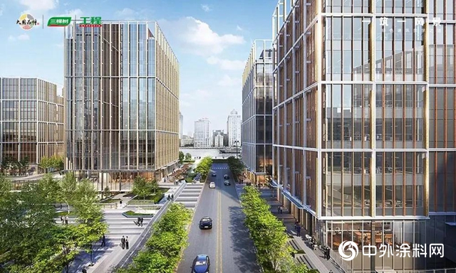 一築一風景｜三棵樹保溫係統助力上海商業(ye) 新地標——陸家嘴濱江中心建設，鑒時代見未來"141619"