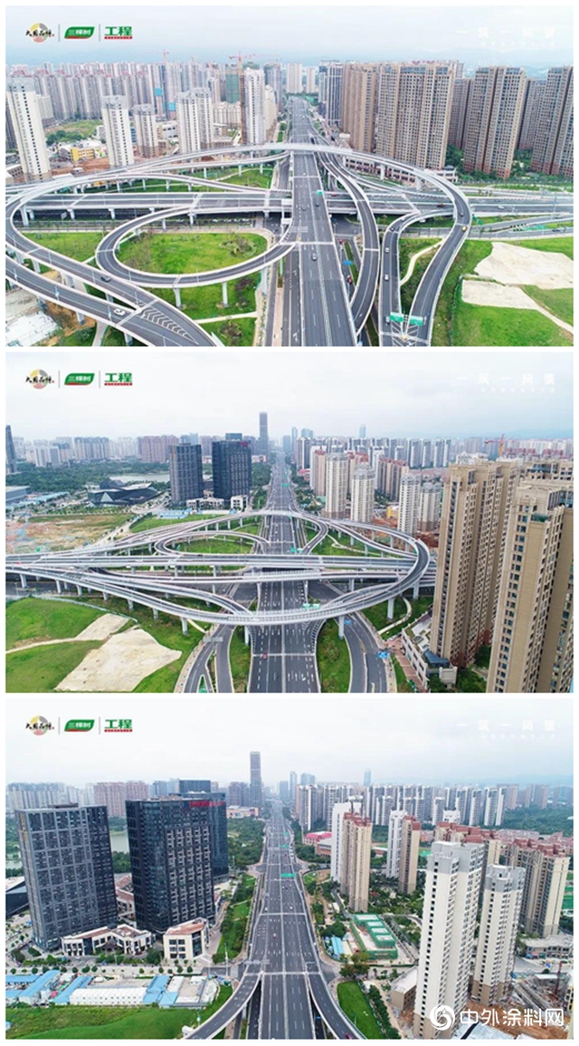 一築一風景｜三棵樹工業塗料助力贛州市交通樞紐建設