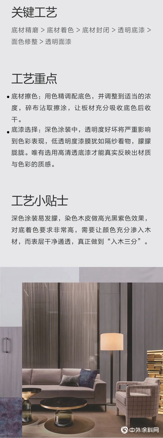 2020-2021時尚塗裝色彩趨勢｜合理失控·櫻桃染色木皮係列"142570"