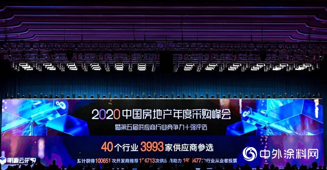 中華製漆連續三年斬獲中國房地產供應商行業競爭力十強