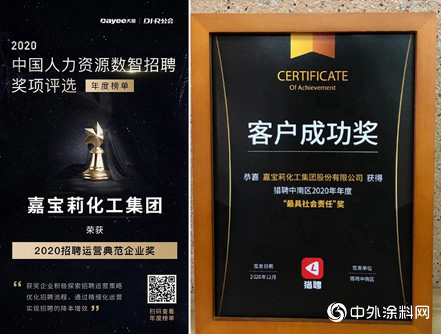 疫情下廣開數字化招聘，嘉寶莉工程漆「C嘉計劃」攬獲兩(liang) 項大獎