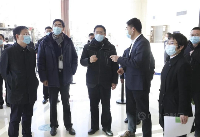 市國資委黨(dang) 委書(shu) 記、主任張貴林檢查金隅集團商務樓宇疫情防控工作情況並提出要求