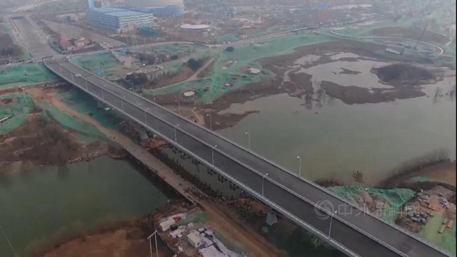 全國最大跨度連續鋼桁梁橋——香槐六路跨灞河橋月底施工完成