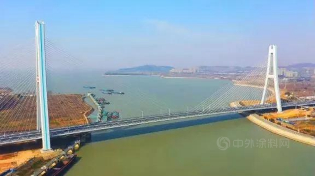 “雙虎塗料”橋梁防腐又一力作—巢湖大橋