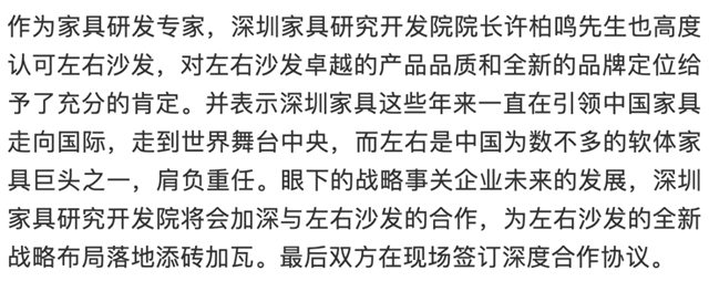 左右沙發品牌戰略定位重磅發布