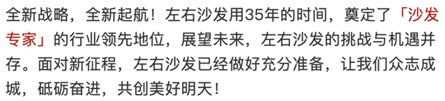 左右沙發品牌戰略定位重磅發布