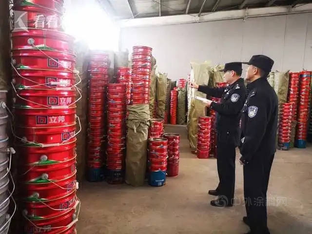 上海警方搗毀製售假冒知名品牌油漆跨省犯罪團夥(huo) 