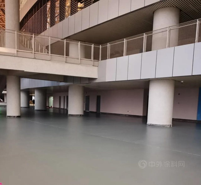 高大上！西安奧體(ti) 中心配套嘉寶莉全體(ti) 係水性地坪產(chan) 品！