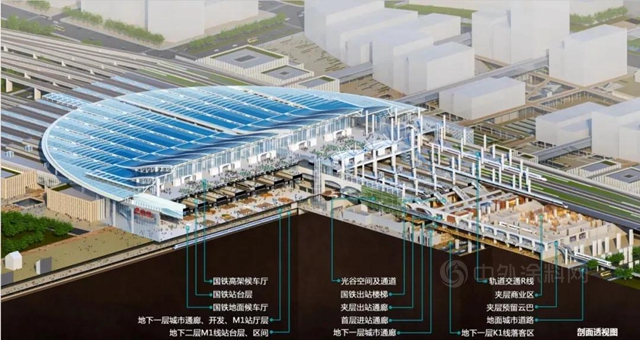 精品案例｜以智慧建造為(wei) 筋骨 揭秘雄安站地麵建設的創新科技點