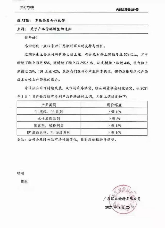 膽戰心驚！立邦、海虹老人、嘉寶莉、展辰、東(dong) 方雨虹、寶塔山、大寶、君子蘭(lan) 等一大波漲價(jia) 來襲