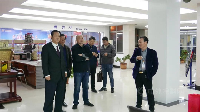 江蘇綠美藝集團潘總一行走進晨光參觀考察！
