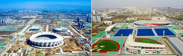 寶塔山漆助力十四屆全運會(hui) 項目建設