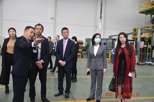 成都市統戰部考察團蒞臨(lin) 凱倫(lun) 股份參觀調研