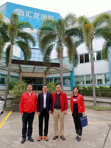 為(wei) 會(hui) 員發展建言，廣東(dong) 省塗料行業(ye) 協會(hui) 走訪調研企業(ye) 經營情況