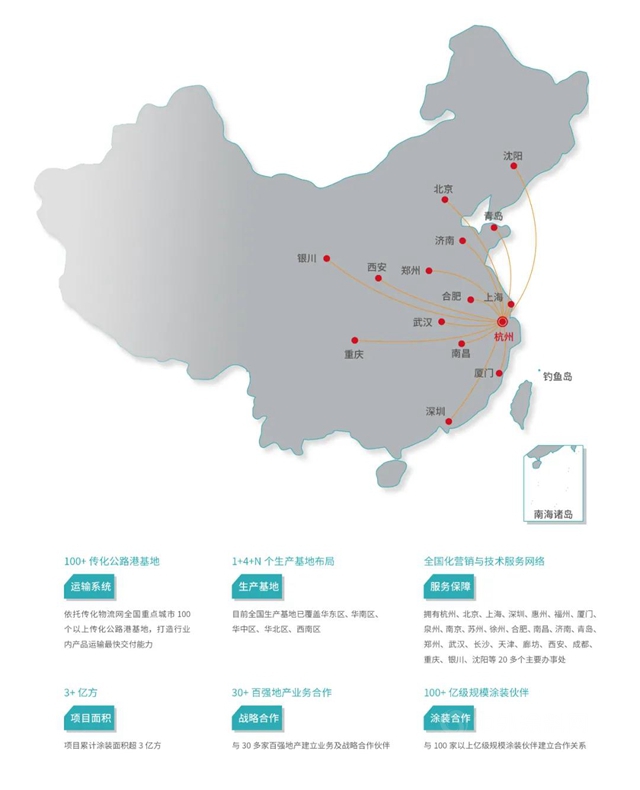 傳(chuan) 化漆攬獲5大殊榮，蟬聯2021中國房地產(chan) TOP500塗料類首選供應商