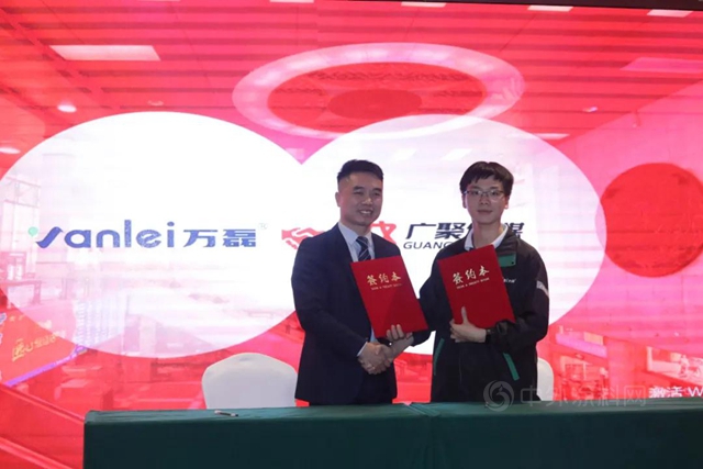 廣西境內(nei) 第一幅高鐵廣告落戶貴港，萬(wan) 磊新農(nong) 村建設合作供應商正式上畫