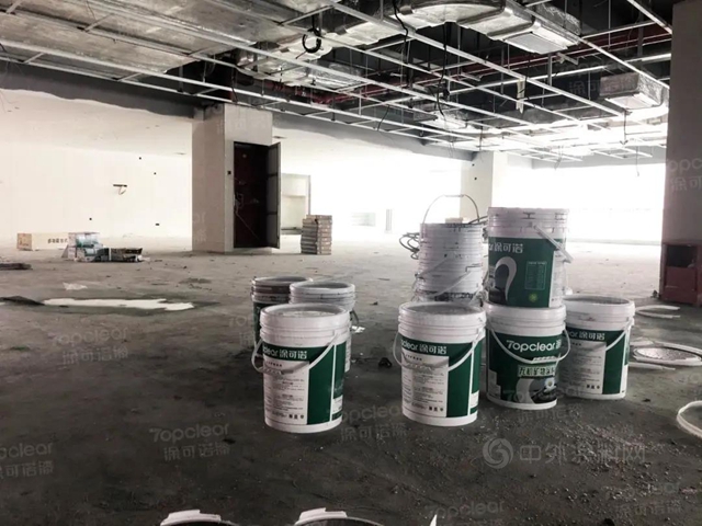塗可諾漆|最新工程動態分享|廣州市執信中學天河校區建設中