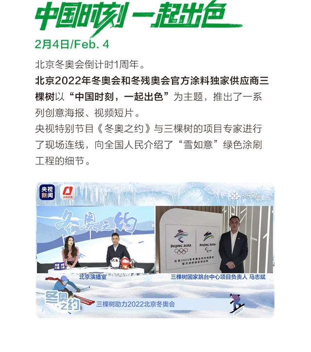 三棵樹2021年第一季度大事件