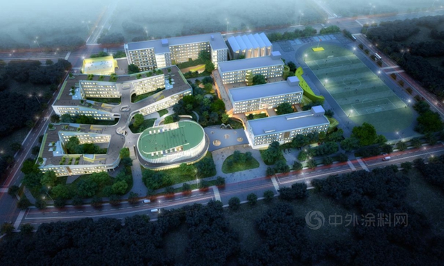 長築久安｜三棵樹保溫裝飾一體(ti) 板助力西安重大民生工程航天城第二中學項目建設