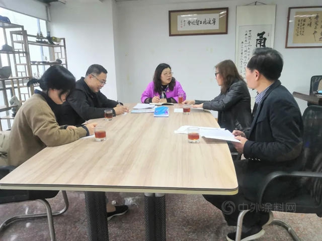 中國染料工業(ye) 協會(hui) 一行到寧波化工貿促會(hui) 開展調研走訪工作