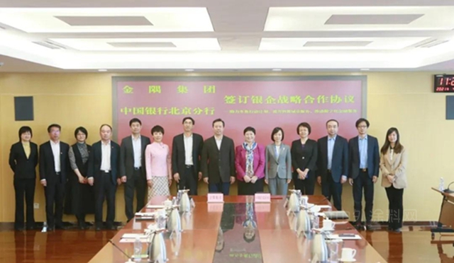 金隅集團與(yu) 中國銀行北京分行簽署戰略合作協議