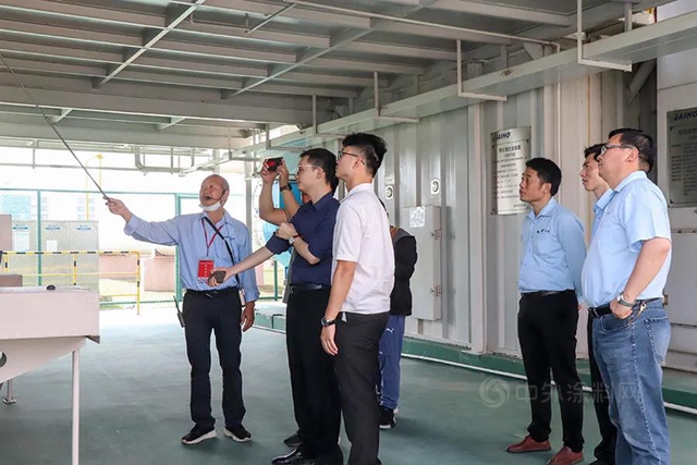科凡智造家居高管一行考察驗廠-大寶漆再獲肯定